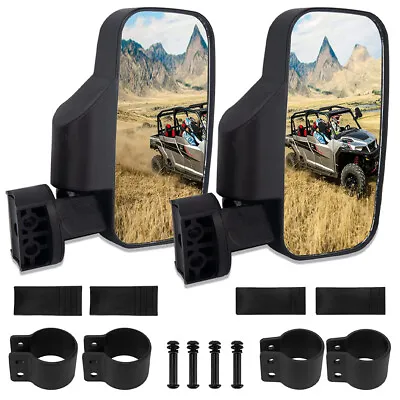 $20.95 • Buy 1.75 -2  Breakaway Side Mirrors Rear View Mirror Set For Polaris Ranger RZR UTV
