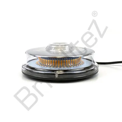£25.99 • Buy BEA48 LED Magnetic Flashing Recovery Warning Beacon Clear Amber 12/24V UK Seller