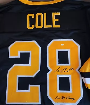 Ian Cole Signed Custom XL Pittsburgh Penguins Jersey W 2X SC Champ-OK Hologram • $70