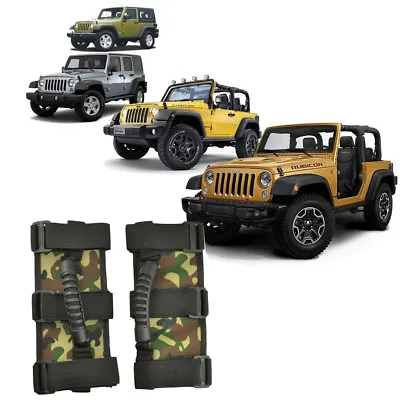 Fits Jeep Wrangler JT JL JK TJ Camouflage Roll Grab Handle Handles Accessories • $17.09