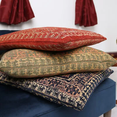 £14.99 • Buy Hand-woven Kilim Cushion Cover Turkish Moroccan Style Traditional Vintage Design