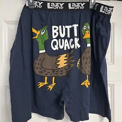 Lazy One XXXL Mens Boxers Butt Quack Hunting Ducks Underwear 3X • $10.50