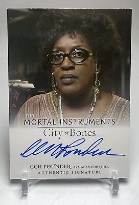 2013 Leaf The Mortal Instruments: City Of Bones CCH Pounder Autograph On Card • $9.99