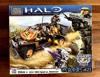 Halo Mega Bloks - UNSC SPADE Vs SKIRMISHER (204 Pcs Set) ** NEW ** • $134.37