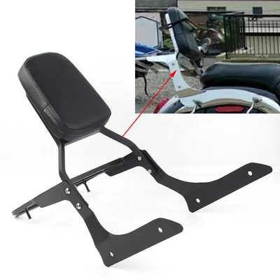$149.53 • Buy Black Backrest Sissy Luggage Rack Passenge For Yamaha XVS1300A V Star 1300