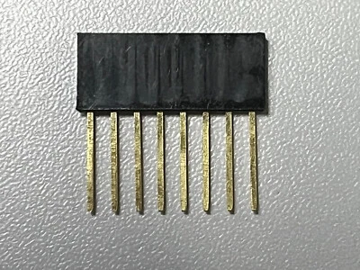 £1 • Buy D1 Mini 2.54mm Pitch Female Header 8 Way Single Row Pin PCB Socket Long