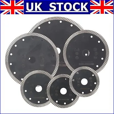 105-230mm Diamond Cutting Discs 4-9'' Angle Grinder Blade Tile Stone & Concrete • £35.23