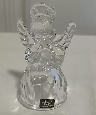 Mikasa Praying Angel Heavenly Music Full Lead Crystal Ornament SN090/538 • $7.99