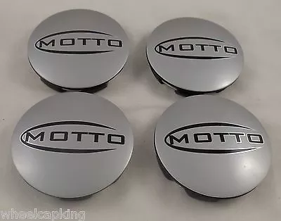 Motto Wheels Silver Wheel Center Cap Caps Set 4 (1) # 1242100S / F112-26 NEW! • $125