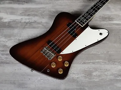 1975 Greco SB-850 Suzi Quatro Thunderbird Bass (Brown Sunburst) • $2745