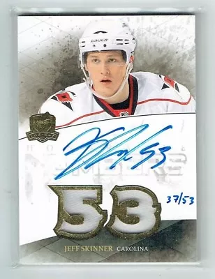 10-11 UD Upper Deck The Cup Honorable Numbers  Jeff Skinner  /53  Patches  Auto • $129.99