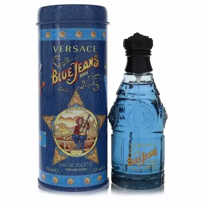 Blue Jeans Cologne By Versace For Men Perfume Eau De Toilette Spray 2.5 Oz EDT • $37.95