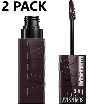 (2 Pack) Maybelline SuperStay Vinyl Ink Liquid Lipstick Charged • $12