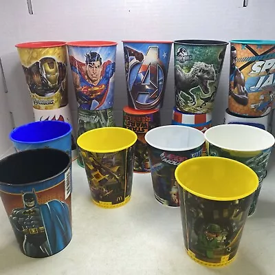 16 Different DC Comics Batman High Quality Reusable Birthday Party Plastic Cups • $21