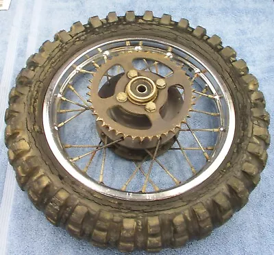 1979-83 Suzuki RM50 RM60 Rear Wheel Vintage 2 Stroke Motocross 65311-46430 S2L2 • $49.99