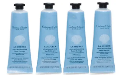 4 X Crabtree And Evelyn La Source Hand Cream Hand Therapy 25g - Travel Size • £39.99