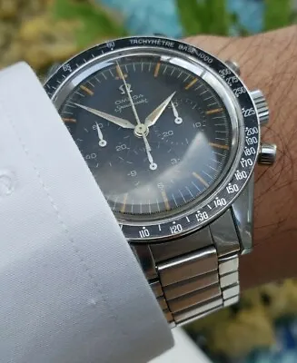 Vintage Pre-Moon Omega Speedmaster 2998 (Base 1000 Oval O Dial 7707 Flat Link) • $1