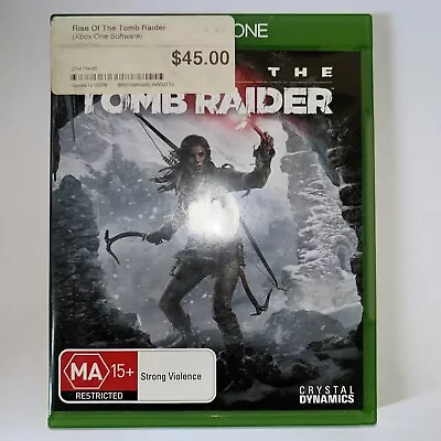 XBox One Rise Of The Tomb Raider MA15+ Strong  Violence - Like New + FAST POST! • $12.58