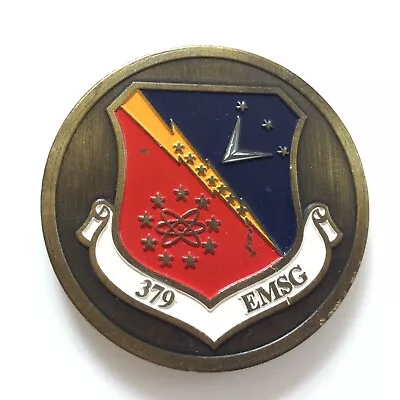 379 EMSG Expeditionary Enduring Mission AL UDEID Air Base Qatar Challenge Coin • $17.39