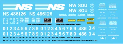 N Scale - NS 4 Door Auto Parts Box Car Small Logo • $5