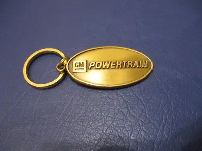 Vintage Brass Keychain GM POWERTRAIN  General Motors Key Ring • $9.99