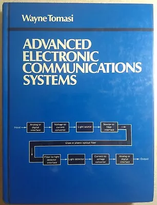 Advanced Electronic Communications Systems  - Wayne Tomasi - Hardcover • $7.24