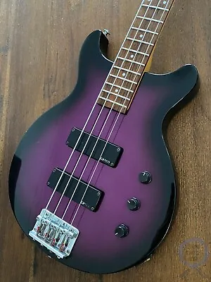 Greco TV Bass Purple Burst MIJ 1997 Medum Scale 32” TVB-600 • $790