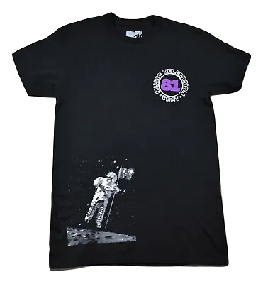 MTV Mens Music Television 1981 Moon Man Astronaut Logo Black Shirt New S M • $9.99