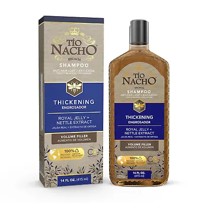 Tio Nacho Anti Hair Loss Thickening Volume Filler Shampoo With Royal Jelly & Ros • $10.40