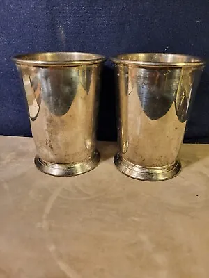 Two Sheridan Kentucky Derby Style Mint Julip Cups Silverplate • $31.99