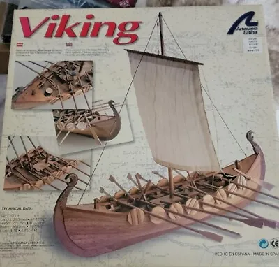 Viking Boat Artesania Latina Model Kit Wood New Open Box • $79.99