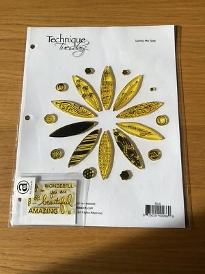 £0.99 • Buy Pre Owned Technique Tuesday Acrylic Stamp Set - Love Me Still 