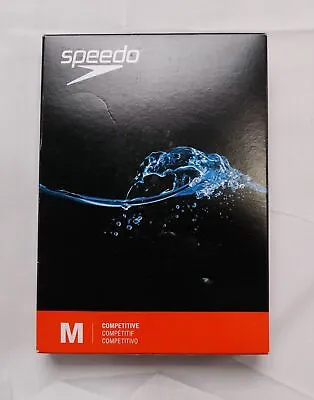 Speedo Men's Launch Jammer Endurance+ Splice Swimsuit LL7 Black/Blue Size 34 NWT • $29.49