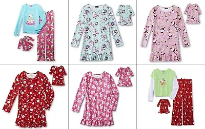 Pajamas Nightgown Size 4-6-8-10-12 Dollie And Me Set American Girl Doll NEW NWT • $22.95