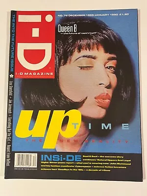 I-D Magazine N°76 DEC JAN 1989-90 London Fashion Art Design ECSTASY Generation ! • $44.99