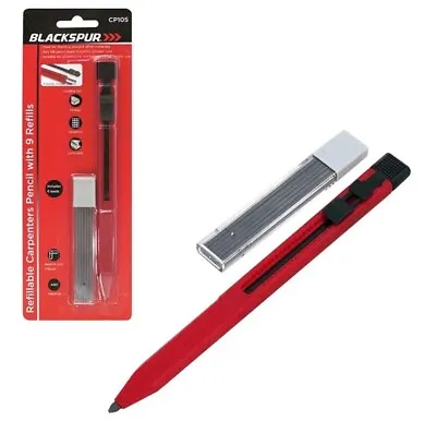 Carpenter Pencil Refillable Long Lasting Lead No Sharpening Diy Ceramic Concrete • £2.95