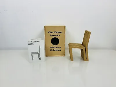 Vitra Design Museum Miniature Collection Frank O. Gehry Side Chair 1972 • $295