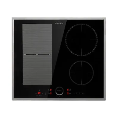 Induction Hob 60 Cm 4 Ring Glass Ceramic Electric Induction Range Cooker Kitchen • £630.82