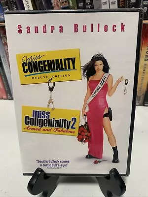 Miss Congeniality 1 And 2 Deluxe DVD Sandra Bullock NEW 🇺🇸 Buy 3 Get 1 Free • $9.99