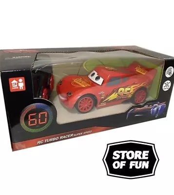 Disney Pixar Remote Control Car Lightning McQueen Childs RC Toys Kids Gift • £15.99