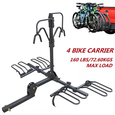 4 Bike Platform Car Carrier Rack Rear Foldable Foldable Hitch Mount CargoMaster • $304.47