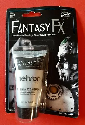Mehron Fantasy FX Professional Face Hair  & Body Cream  Make-up - SILVER   30ml • £4.50