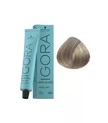 SCHWARZKOPF PROFESSIONAL IGORA ROYAL HAIR COLOR DYE 10-1 ULTRA BLONDE CENDRE 60g • $22.95