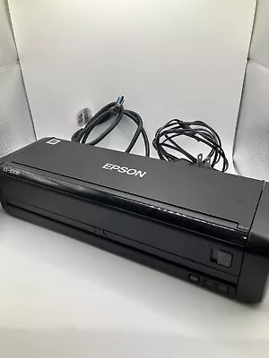 Epson ES-300W Wireless Portable Duplex Document Scanner With Adapter! Tested! • $99.94
