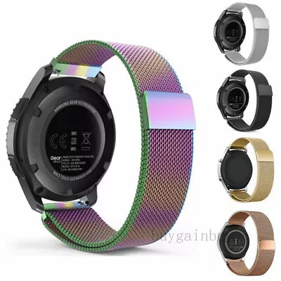 Stainless Steel Mesh Strap Bands For Samsung Galaxy Watch 46/42/40mm Active 1 2 • $14.99