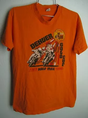 Vtg 1970's Camel Pro Series AMA Rick Sutton Motorcycle Race Hanes Beefy T Shirt • $138