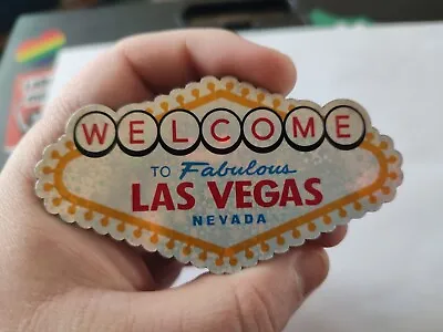Welcome To Fabulous Las Vegas - Holographic/Sparkly Magnet • £3.99