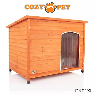 Dog Kennel By Cozy Pet XL Size Insulated Wooden Puppy Kennels House DK01XL • £214.99