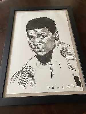 Steve Penley Art — Original One Of A Kind Muhammad Ali • $1800