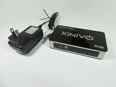 (NO REMOTE) Kinivo 301BN 3-Port High Speed 4K HDMI Switch • $18.95